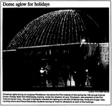1993 Dome aglow