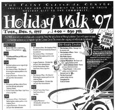 1997 Holiday Walk Schedule